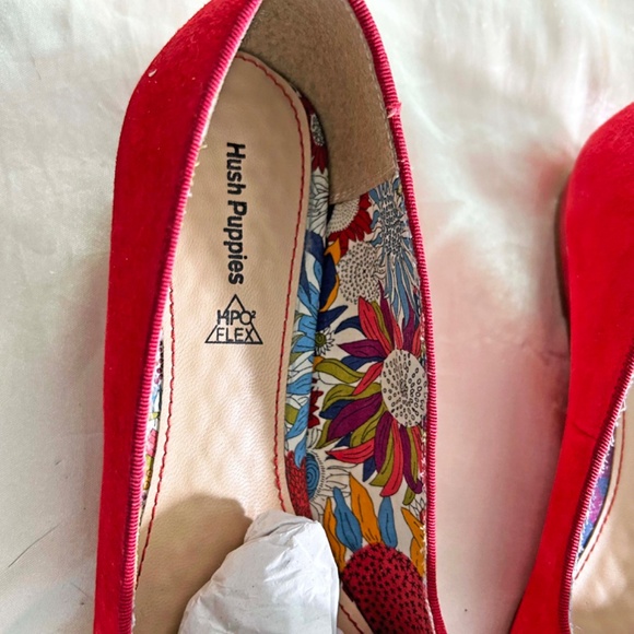Hush Puppies Vibrant Red Loafers - Picture 9 of 16